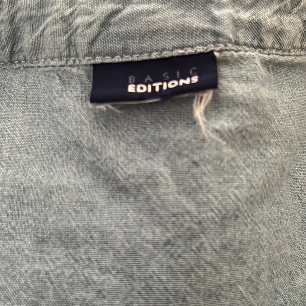 Basic Editions denim drawstring dress - Picture 5 of 5